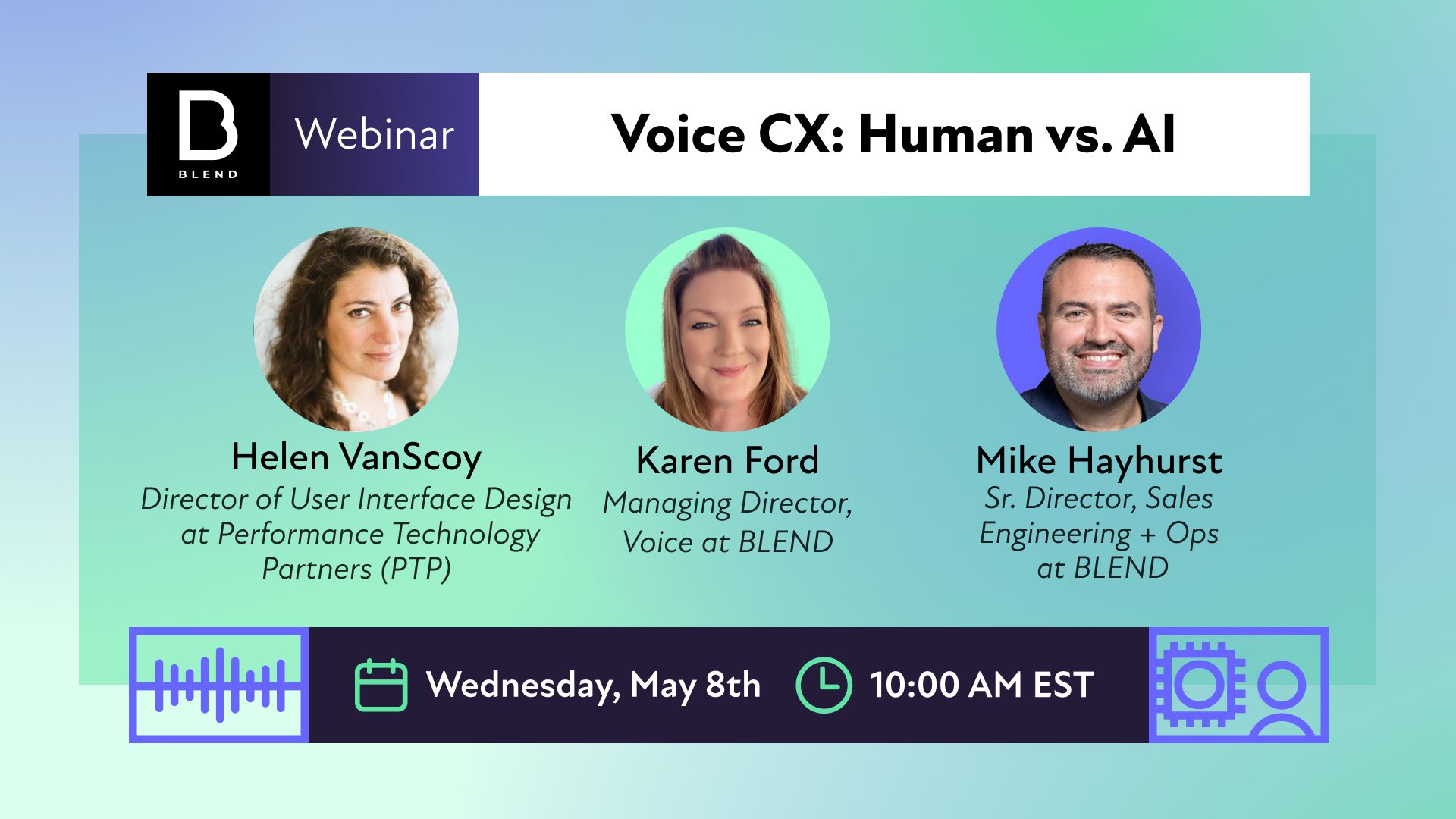 IVR & CX Webinar: Human vs. AI Voice